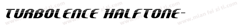 Turbolence Halftone字体转换
